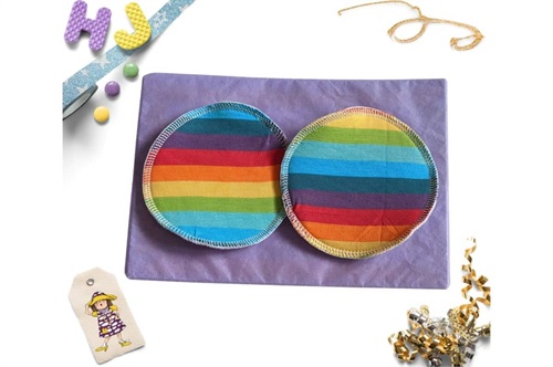Buy  Breast Pads Rainbow Stripes now using this page
